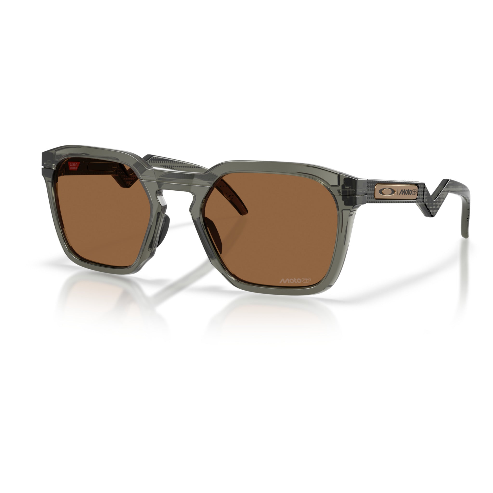 Oakley HSTN SQ MotoGP Glasses Grey Smoke Frame/Prizm Bronze Lenses