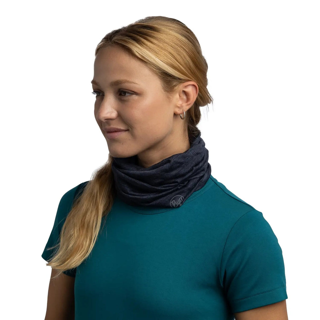 BUFF Merino Lightweight Blue Neck Warmer