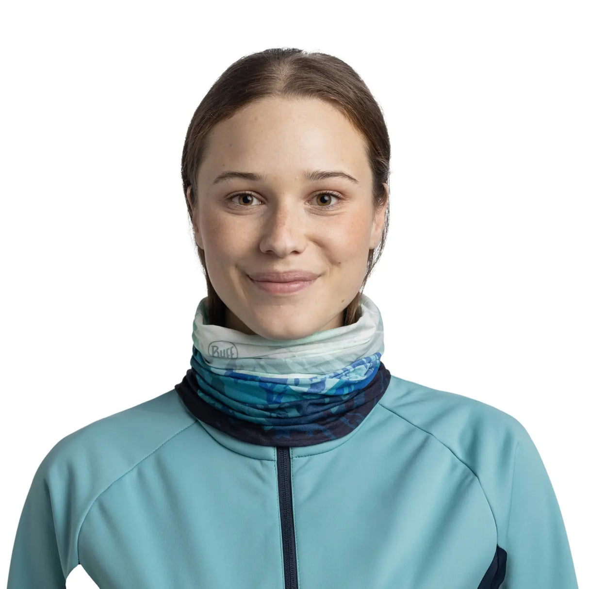 Neck warmer BUFF Original EcoStretch POW Dryen Blue