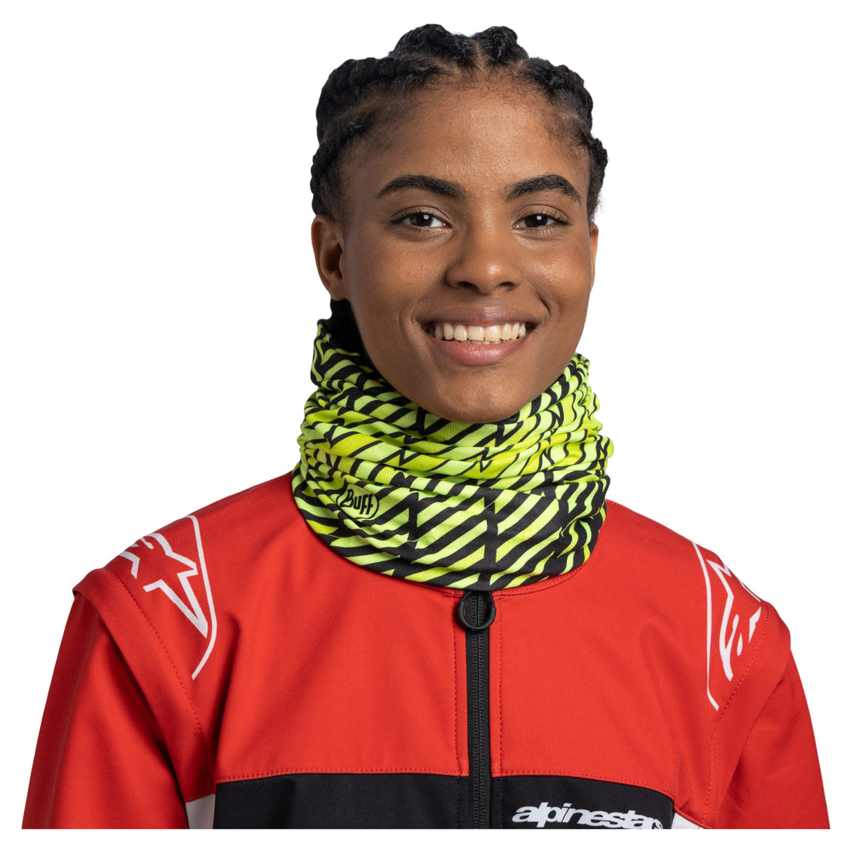 BUFF Original EcoStretch Neck Warmer Tanner Lime