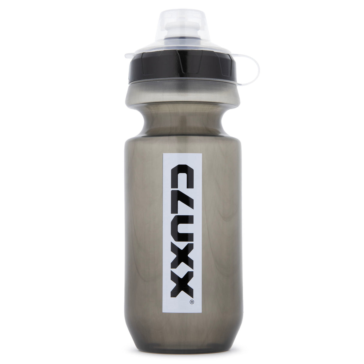 Bidon de vélo CLUXX Ergo 550 Transparent/Noir