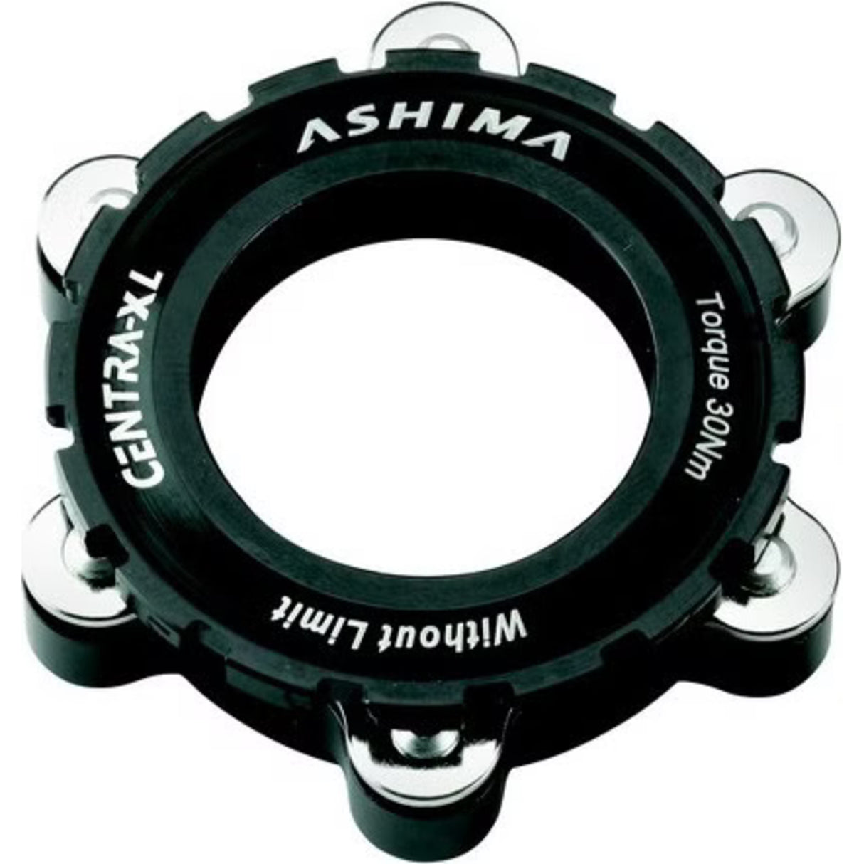 Ashima Center-Lock Adapter 6 Holes XL Black
