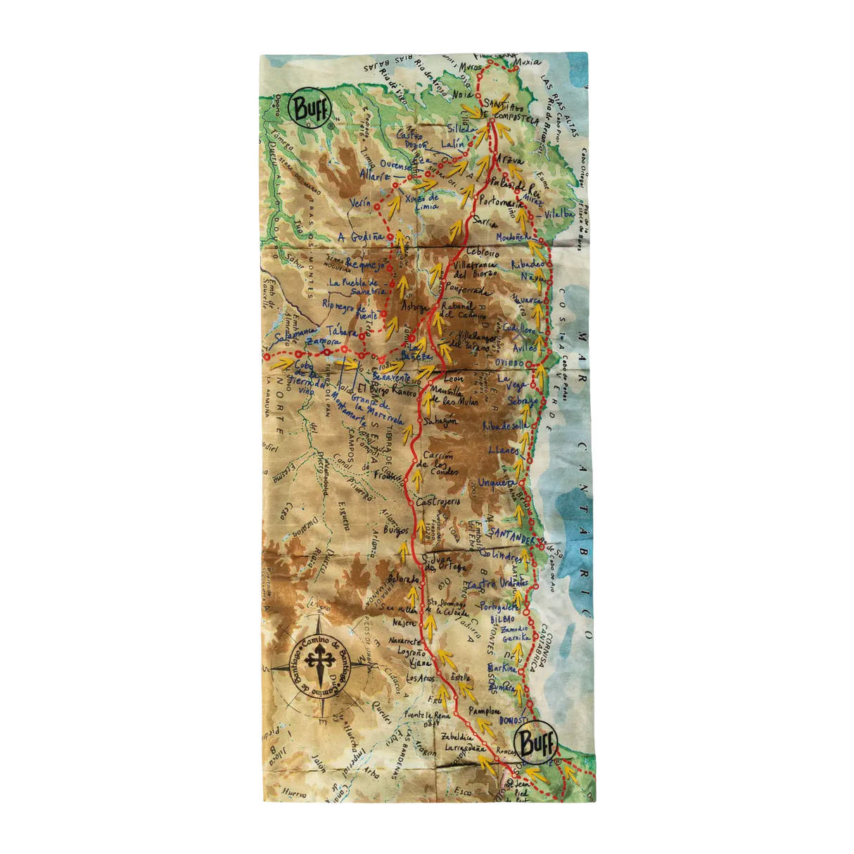 Tour de cou BUFF CoolNet Geo Multi