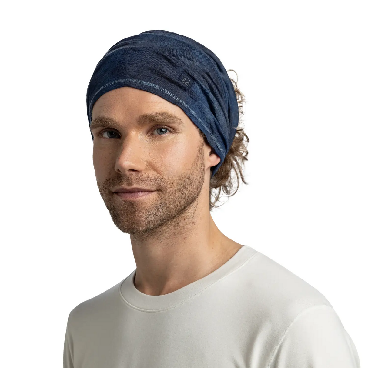 Tour de cou BUFF Merino Lightweight Neckwear Natural Navy