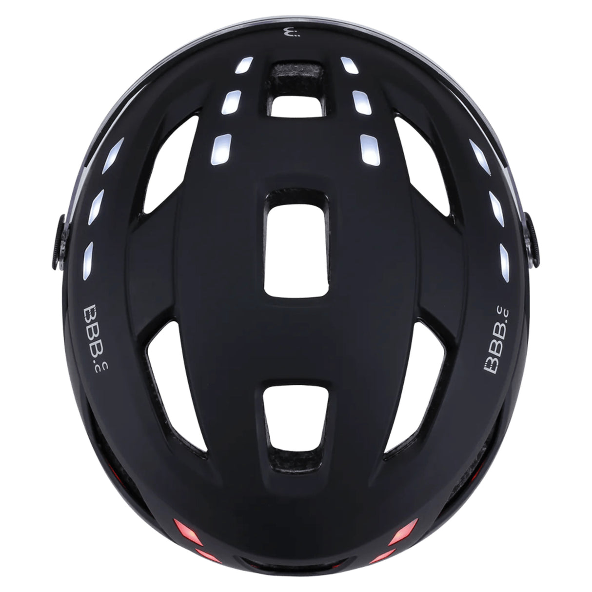Casque de vélo avec visière BBB District Led Noir