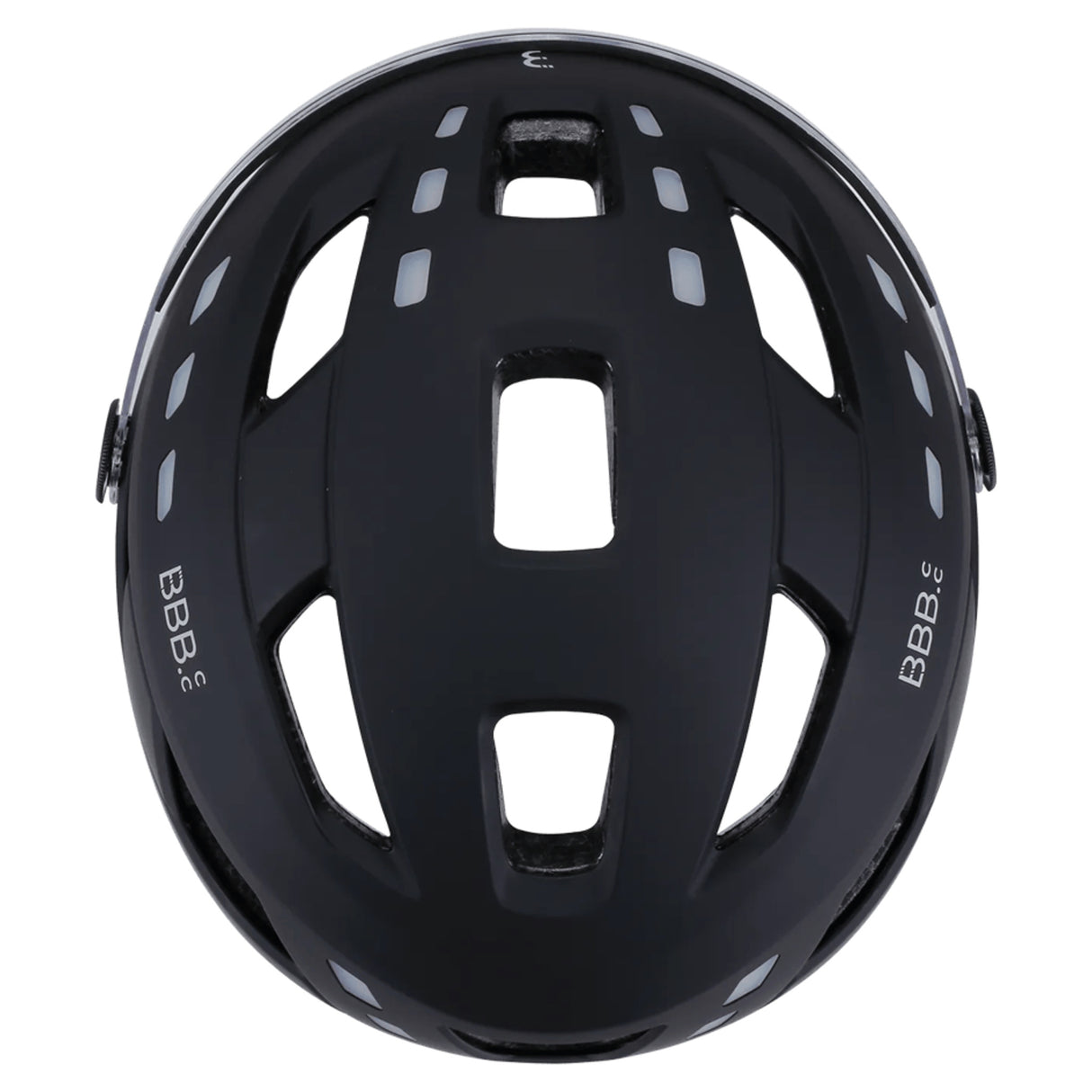 Casque de vélo avec visière BBB District Led Noir