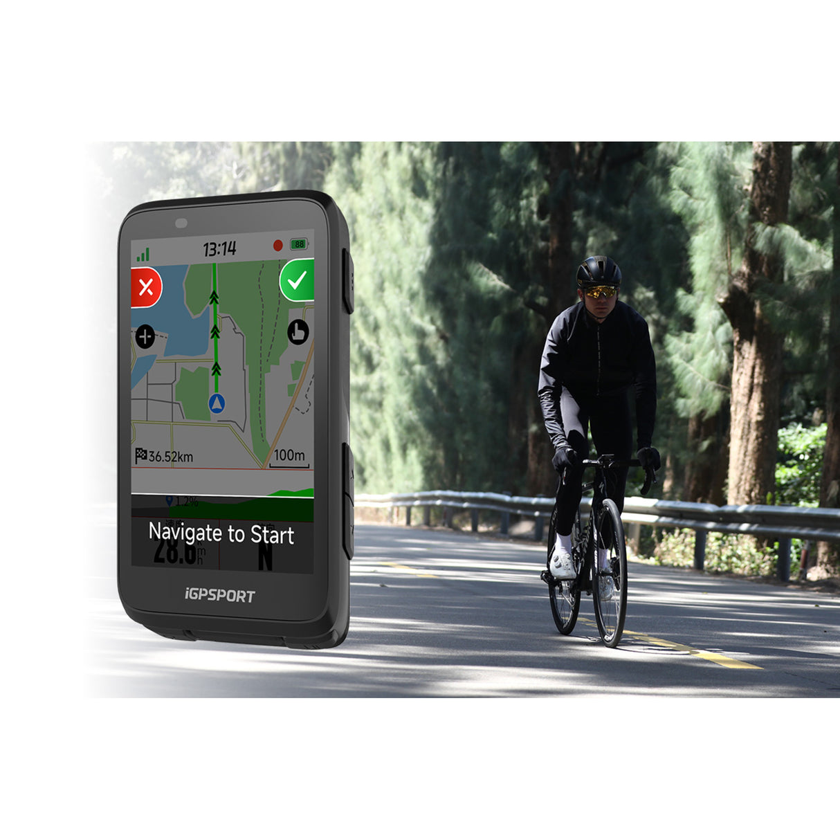 Compteur de vélo iGPSSPORT BiNavi