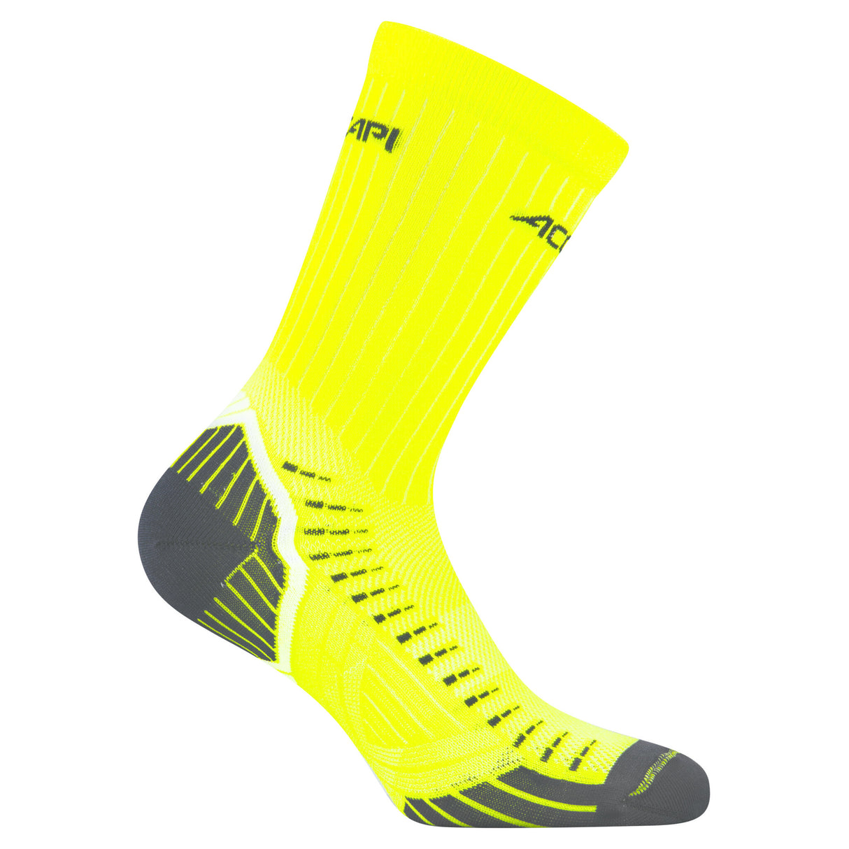 Chaussettes Accapi Cycling Touch Jaune/Anthracite