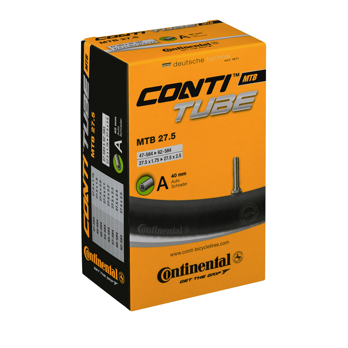 Chambre à air Continental MTB 27.5 Schrader