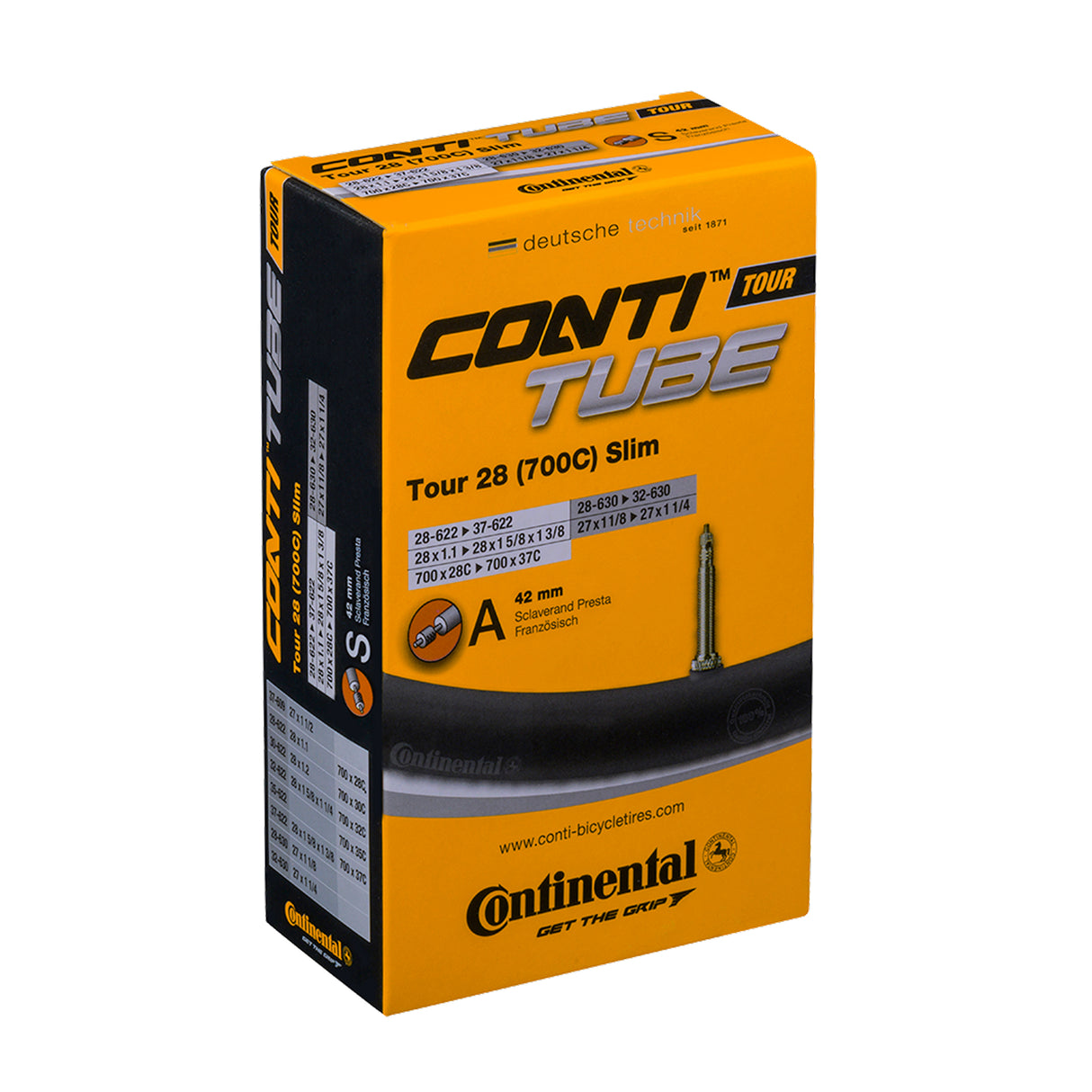 Continental inner tube A AIR CITY/TREKKING S TOUR