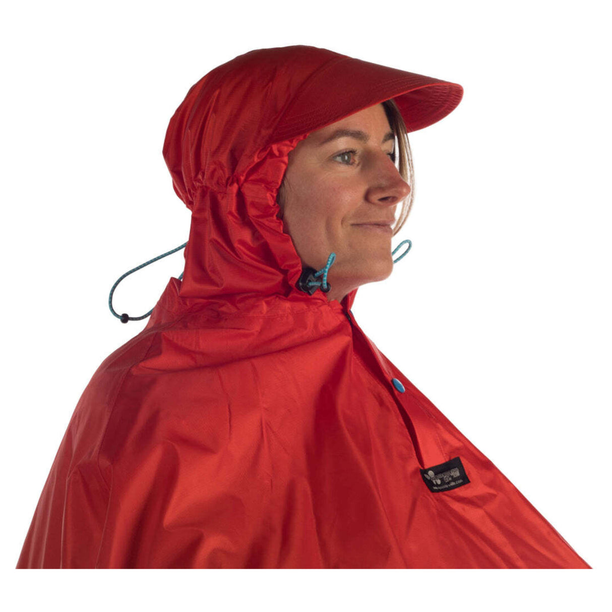Cape de pluie SPAD DE VILLE Fulap Rouge/Motifs Bleu