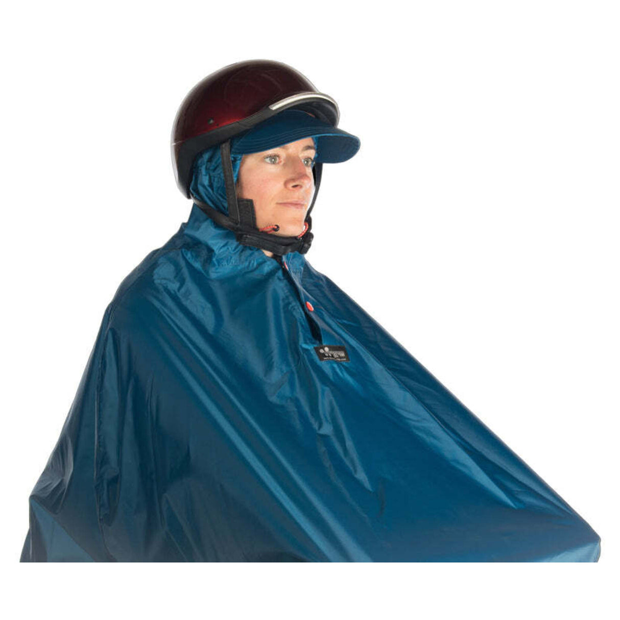 Cape de pluie SPAD DE VILLE Fulap Bleu/Motifs Rouge