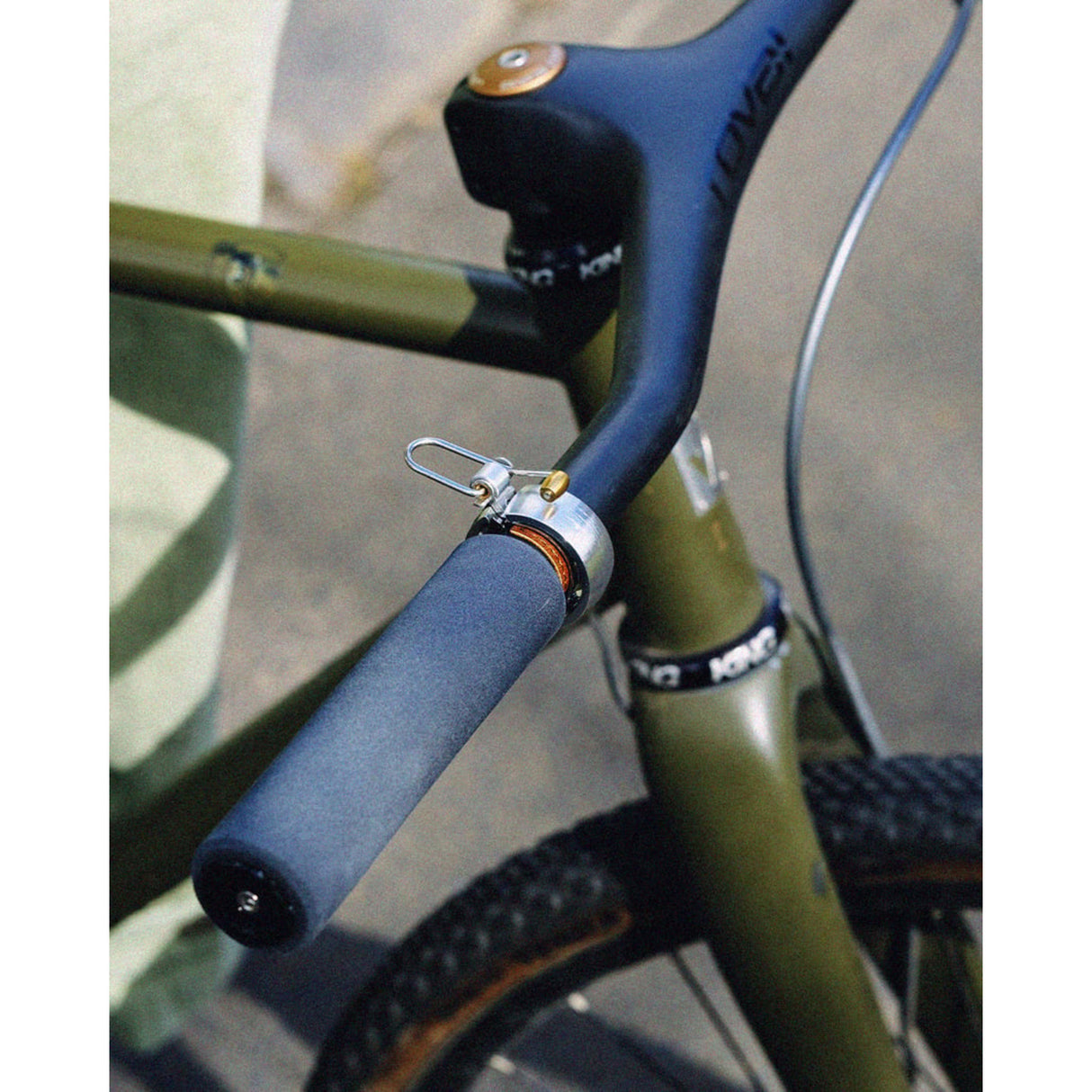 Sonnette de vélo KNOG Oi Luxe Matte Black