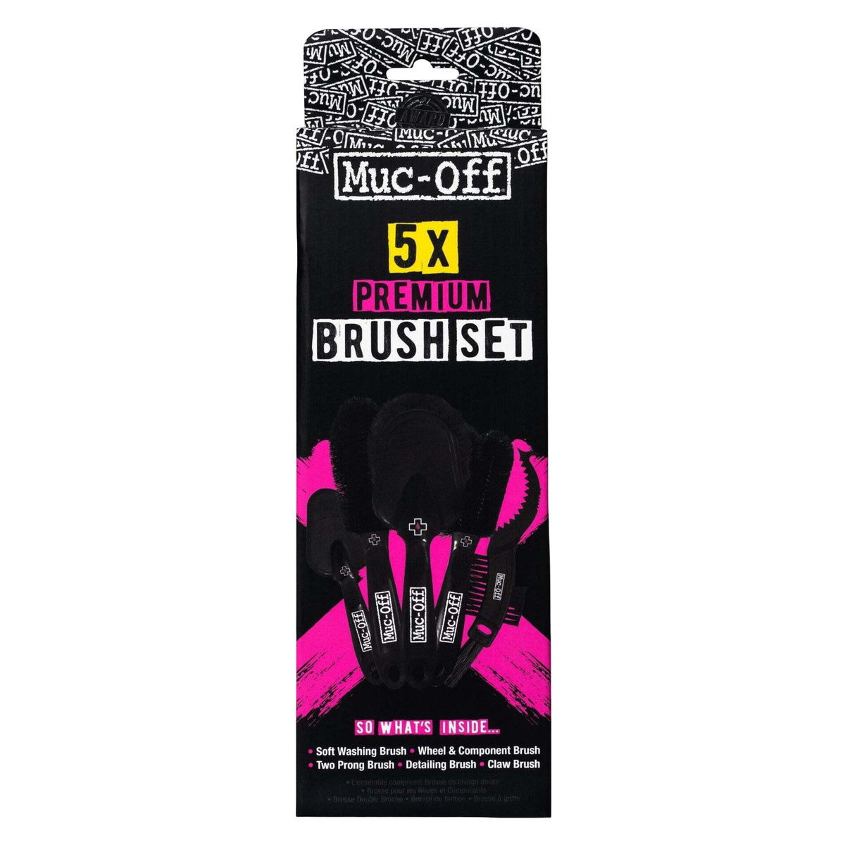 Kit de brosses Muc-Off Premium (5 pc)