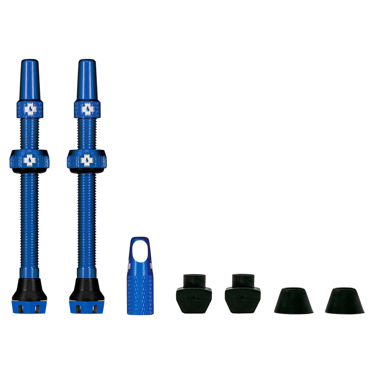 Kit de valves Muc-Off Tubeless V2 (Paire) 44MM Bleu