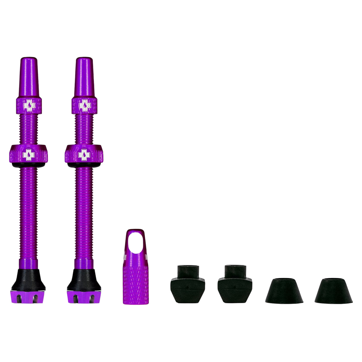 Kit de valves Muc-Off Tubeless V2 (Paire) 44MM Violet