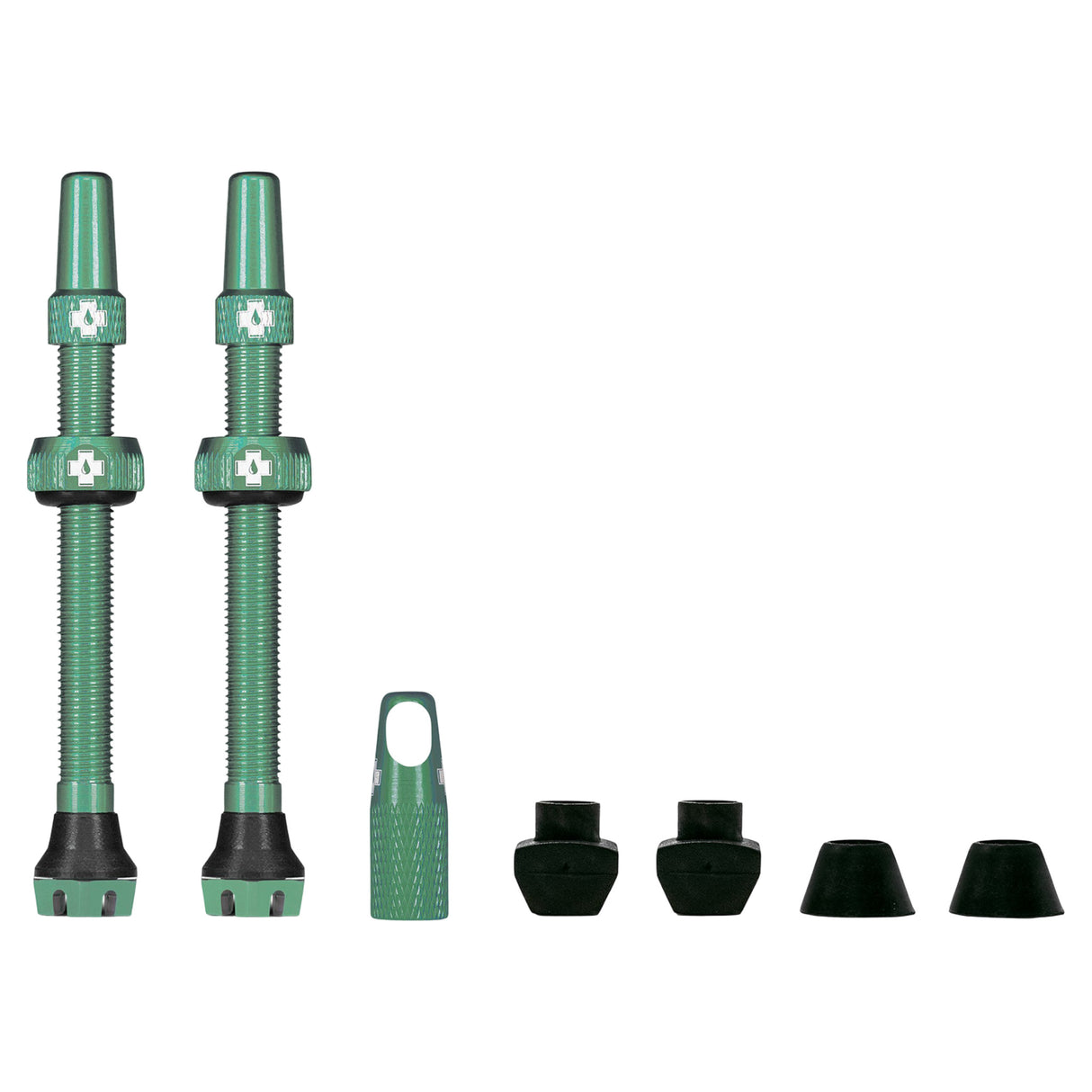 Kit de valves Muc-Off Tubeless V2 (Paire) 44MM Turqoise