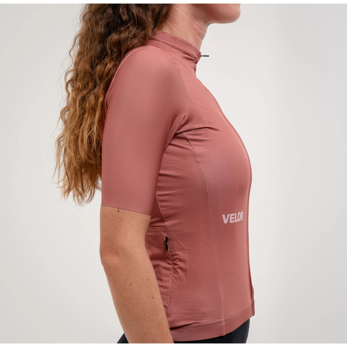 Maillot à manches courtes VELOR Femme Dunes Red