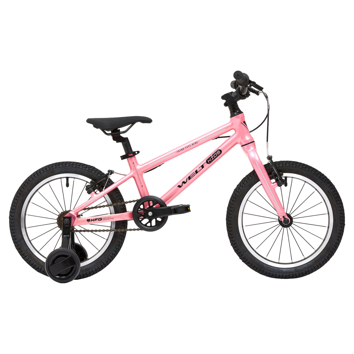 Child's bike Welt Teddy 16 Glossy Pink