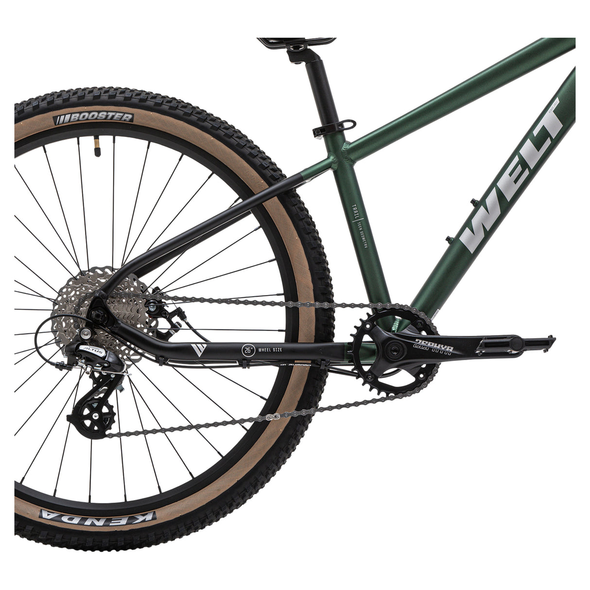 Children's Bike Welt Yourock 1.0 26 MD Dark Green