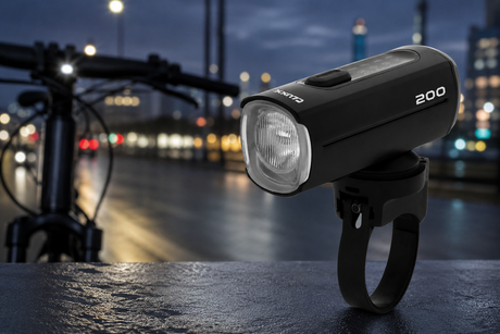 Éclairage Vélo Avant Rechargeable 200 Lumens – CLUXX Lumia 200 Noir