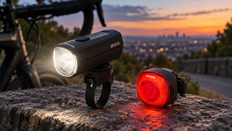 Éclairage vélo CLUXX : voir, être vu et continuer à rouler après la tombée de la nuit