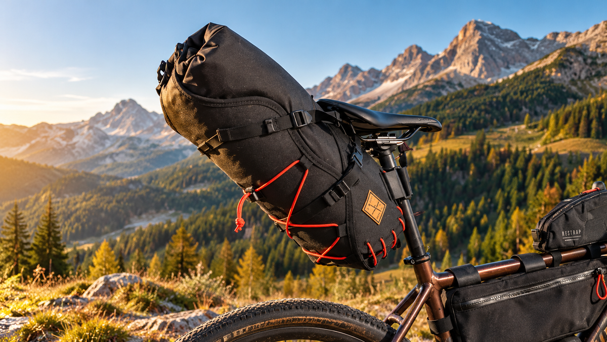 PARTIR EN BIKEPACKING SANS PORTE-BAGAGES : LA SOLUTION RESTRAP SADDLE BAG 18L
