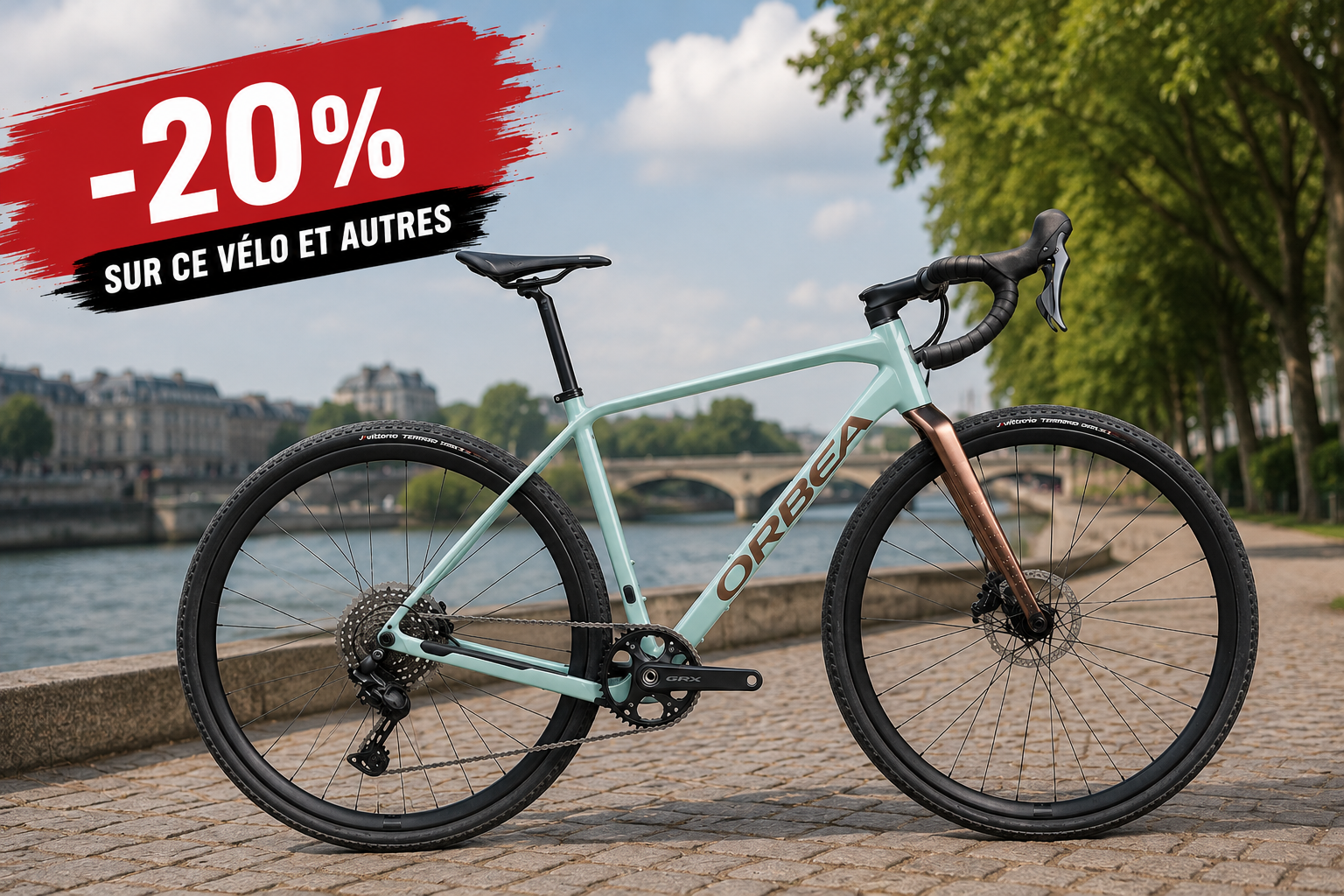 Vélos gravel en promotion à Paris chez Routes and Roads!