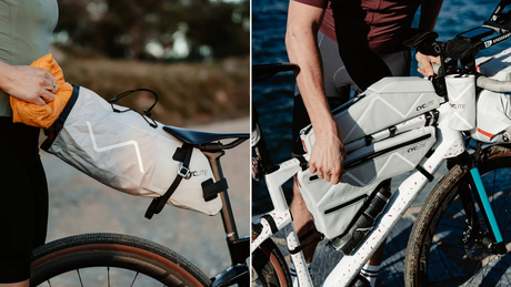 Les sacoches de cadre et de selle Cyclite 01 Black Frame Bag ou Cyclite Saddle Bag / 01 Bike Bag