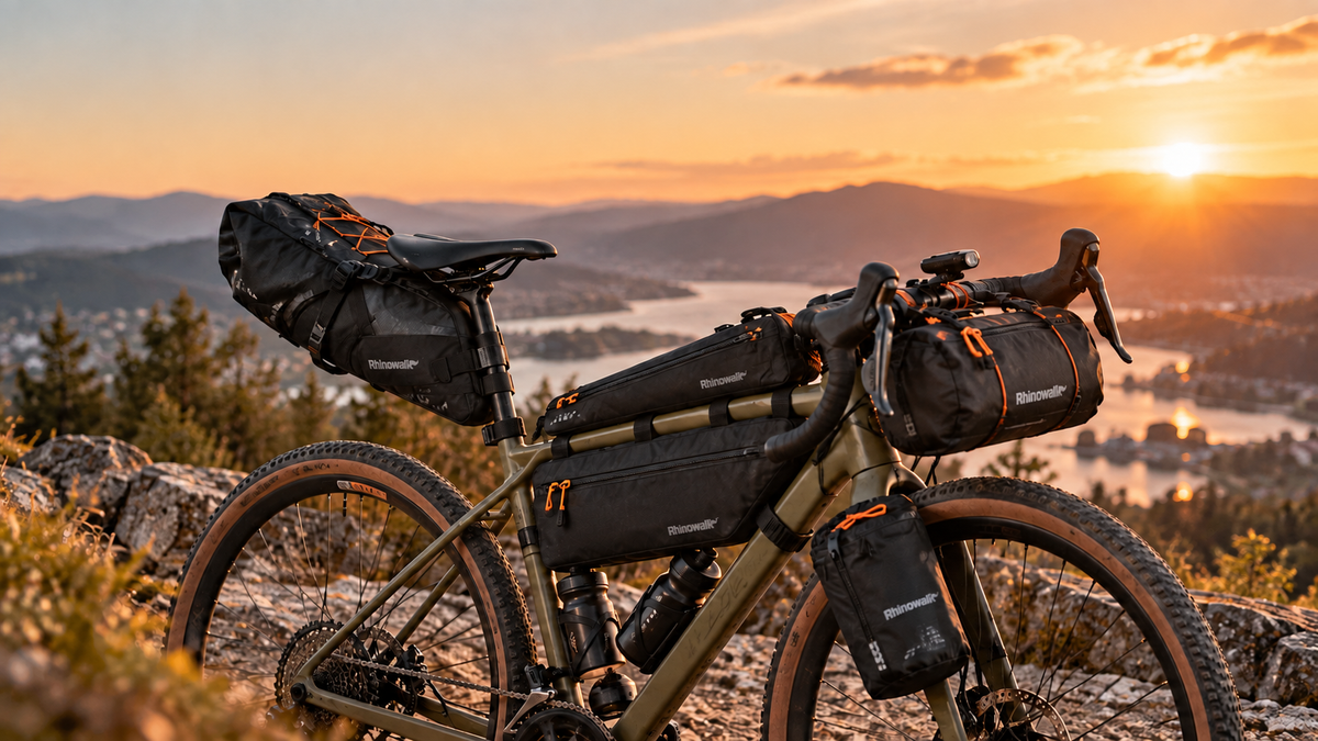 RHINOWALK ARRIVE CHEZ ROUTES&ROADS : DE NOUVELLES SACOCHES POUR LE GRAVEL ET LE BIKEPACKING