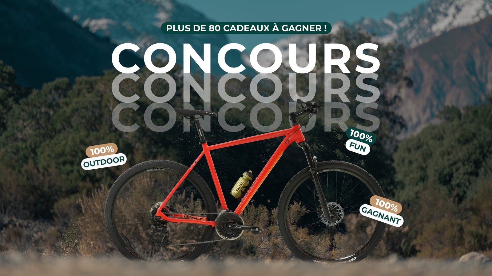 Tentez de remporter un VTT Rockfall Welt, ainsi que de nombreux cadeaux exclusifs 🎁