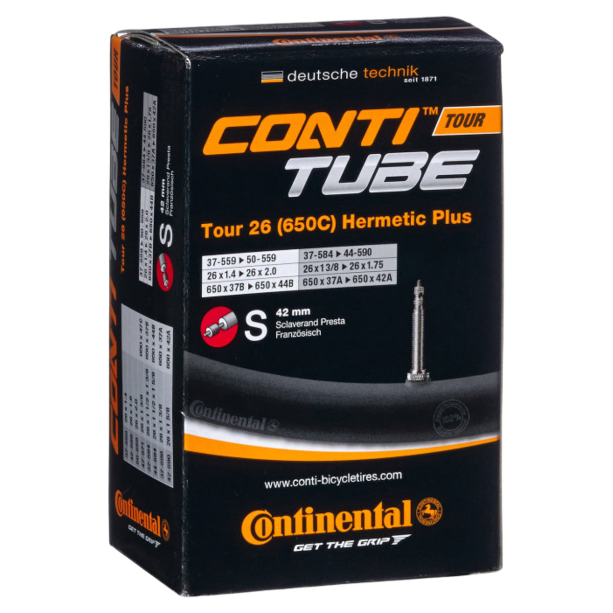 Continental CITY/TREKKING S TOUR 26x1.4-2.0 Inner Tube