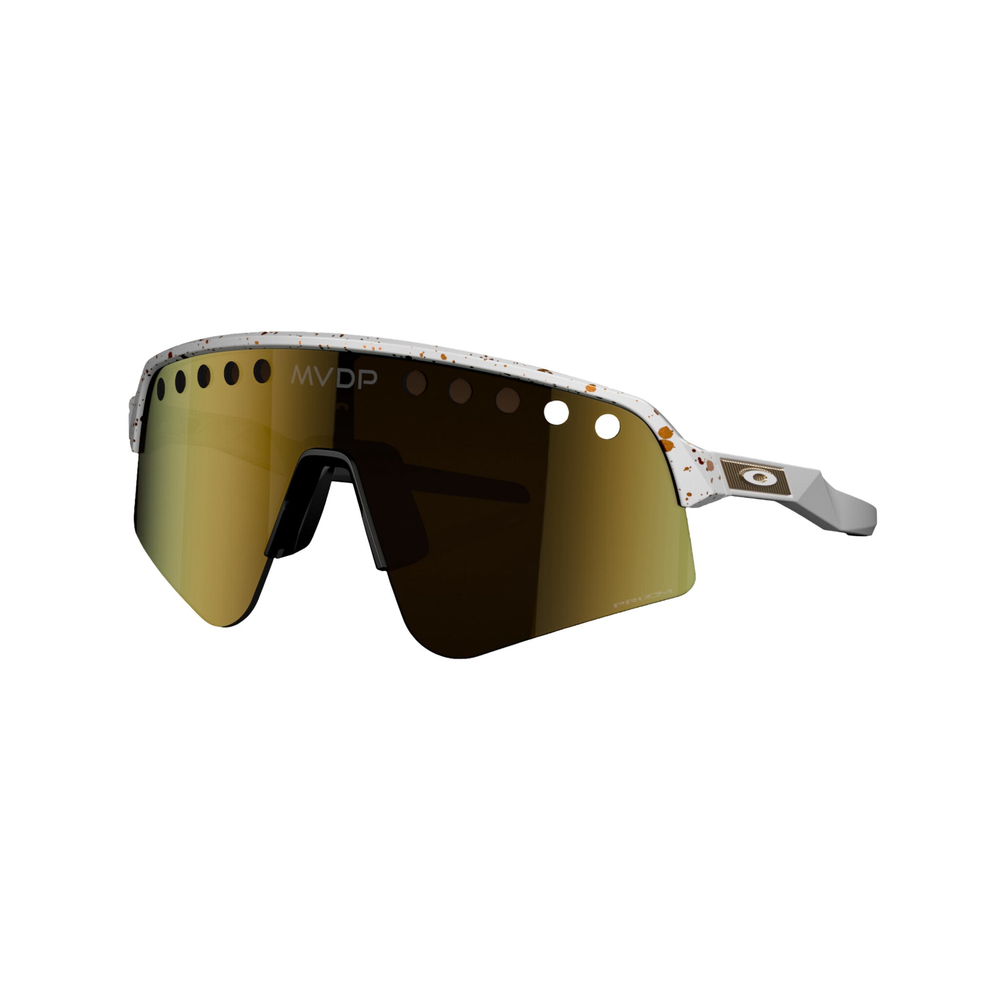 Oakley Sutro Lite Sweep MVDP Red Gold Splatter Glasses, Prizm 24k