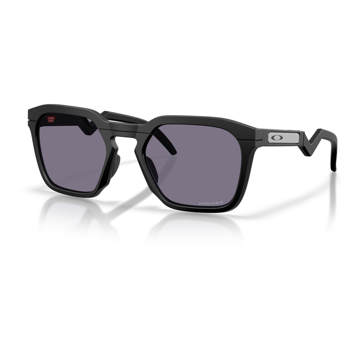 Lunettes Oakley HSTN SQ Monture Matte Black/Prizm Grey