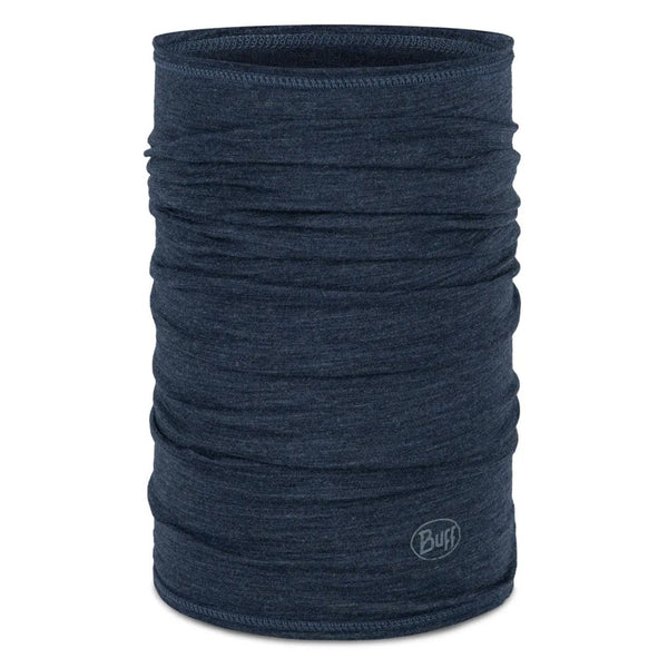 BUFF Merino Lightweight Blue Neck Warmer