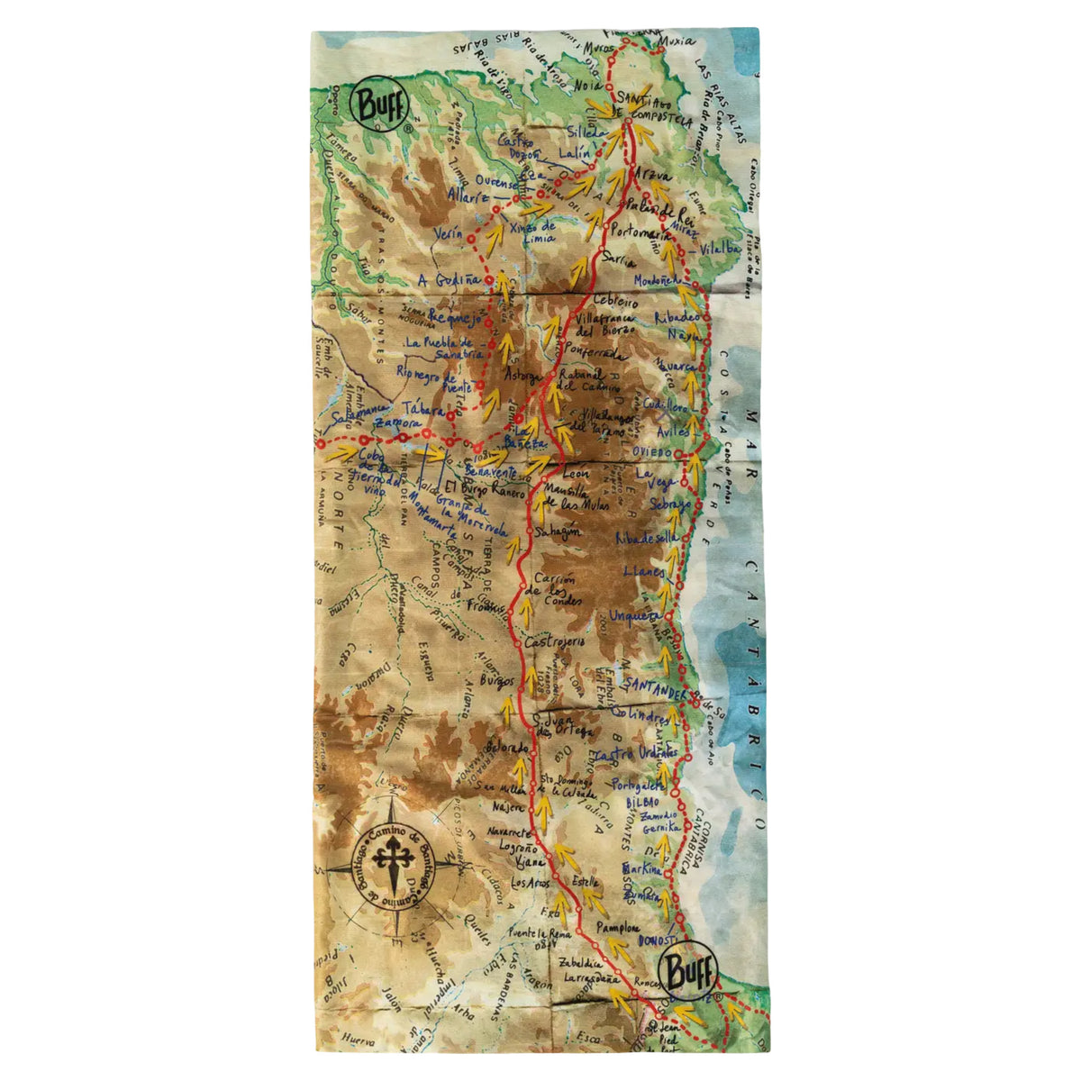 Tour de cou BUFF CoolNet Geo Multi