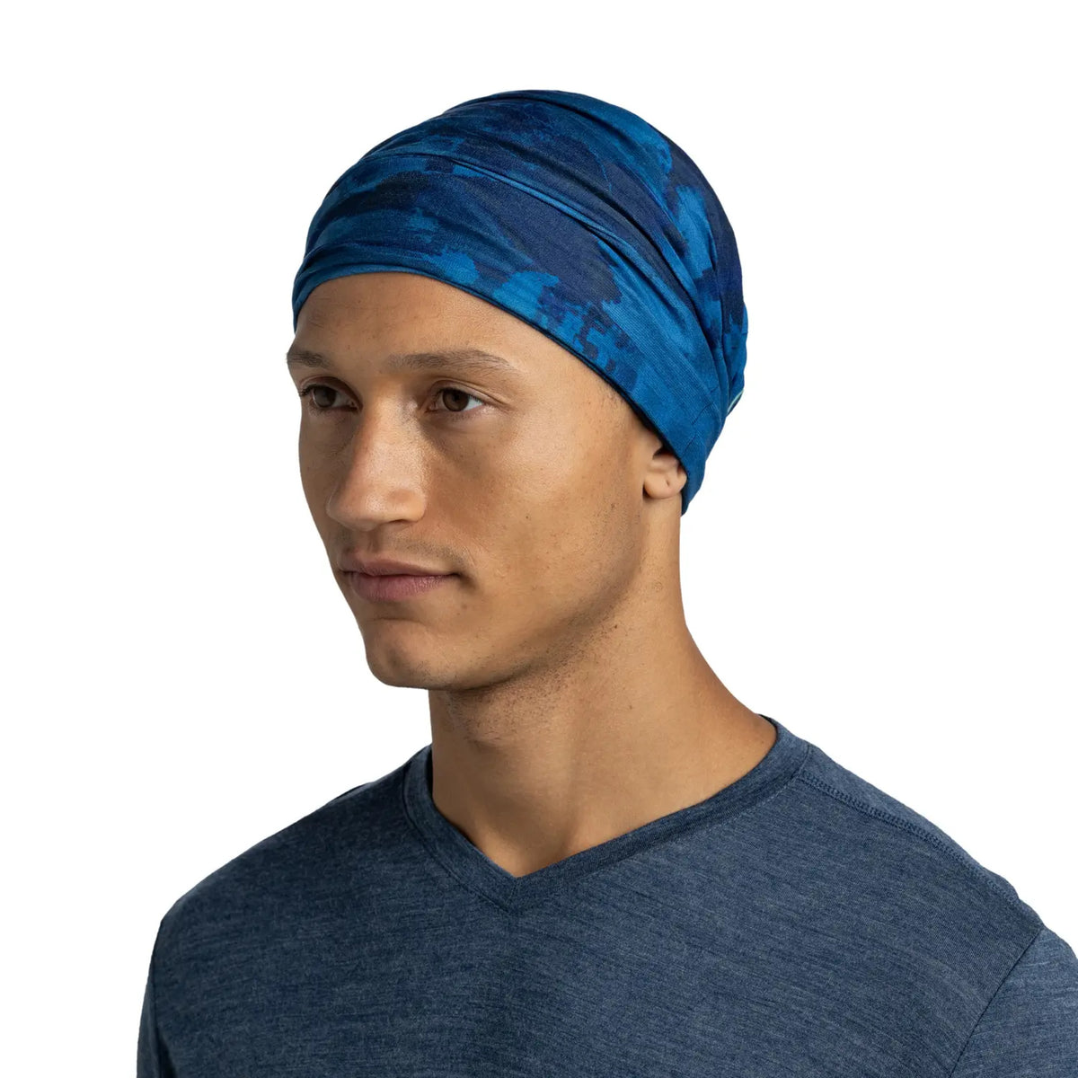 Neck warmer BUFF Original EcoStretch Frigy Cobalt