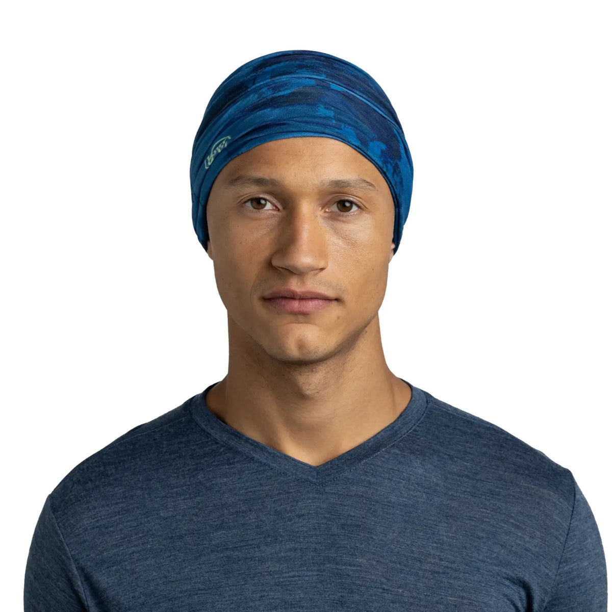 Neck warmer BUFF Original EcoStretch Frigy Cobalt