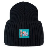 Beanie BUFF Knitted Black by Turbo Bambi