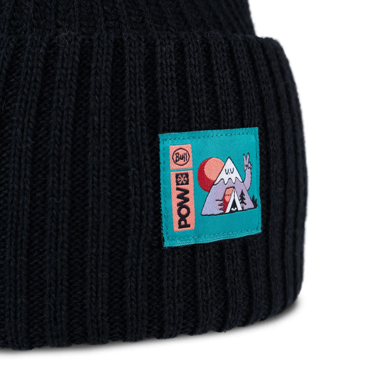 Beanie BUFF Knitted Black by Turbo Bambi