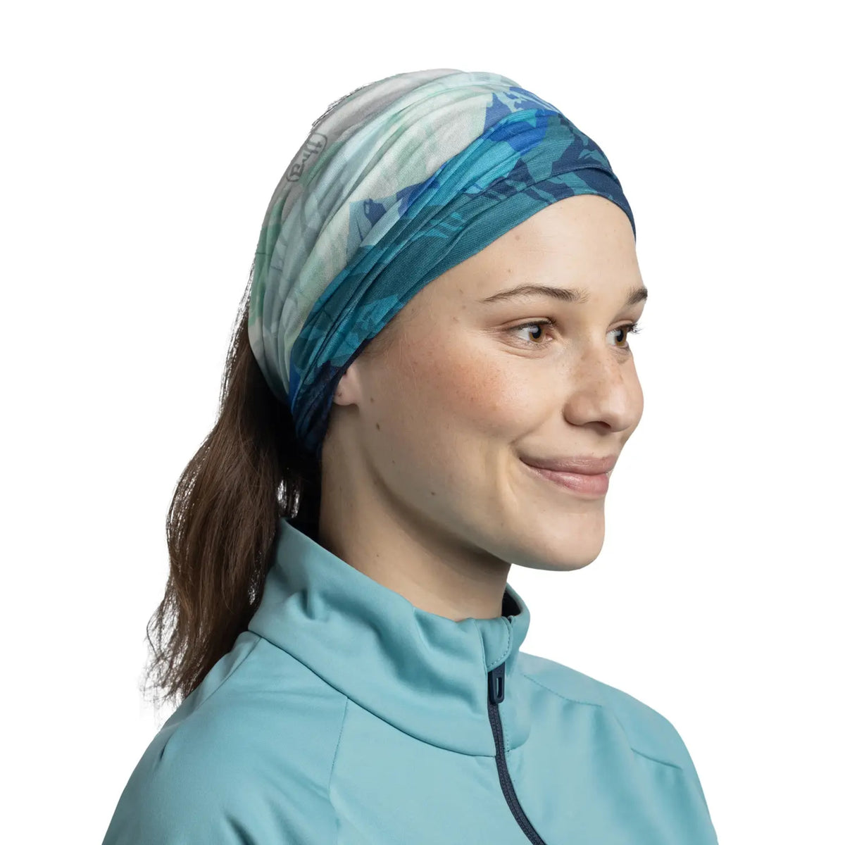 Neck warmer BUFF Original EcoStretch POW Dryen Blue