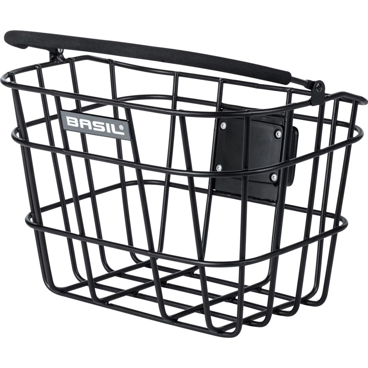 Basil Bremen Black Aluminum Front Basket