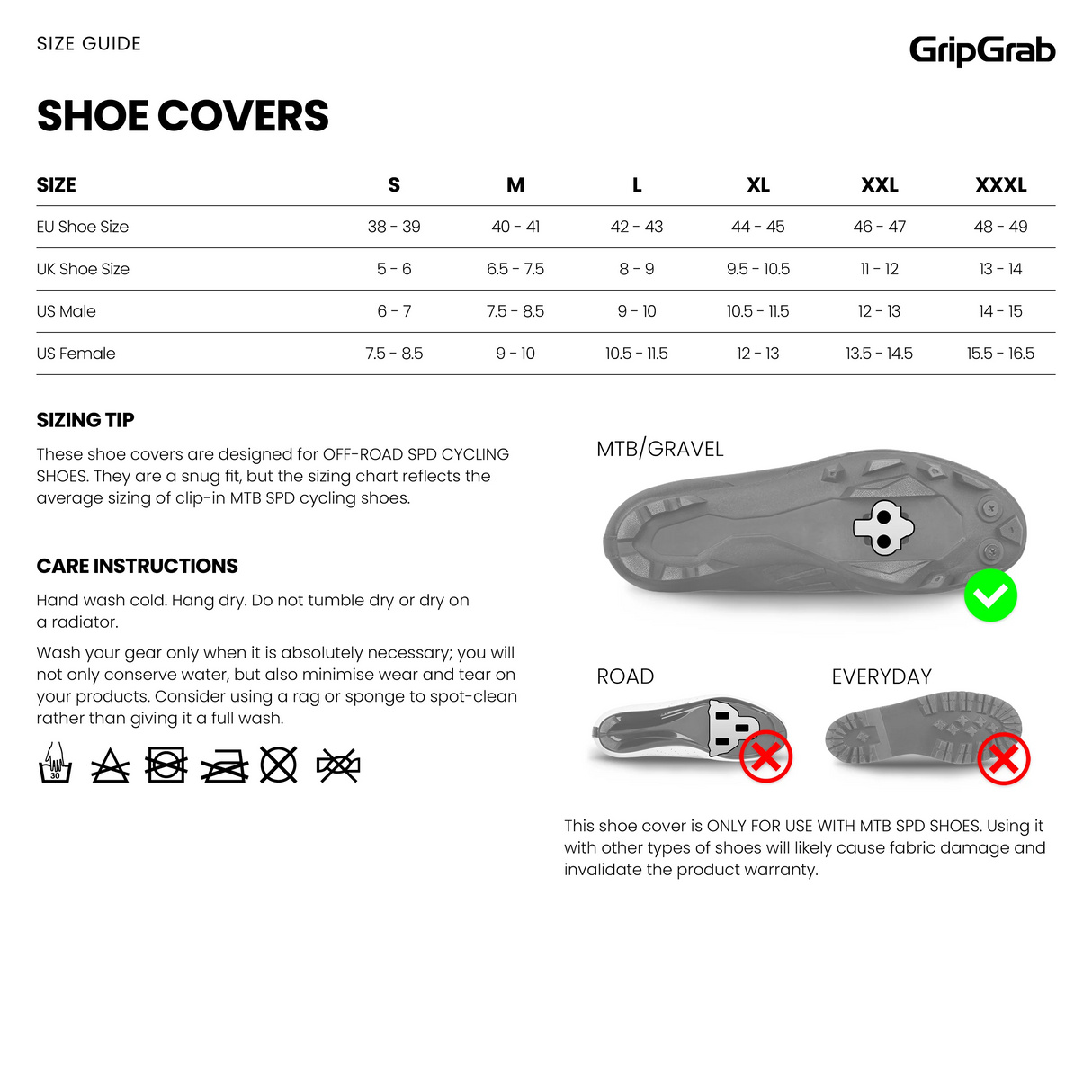 Couvre-chaussures GripGrab Arctic 2 Waterproof Deep Winter Gravel