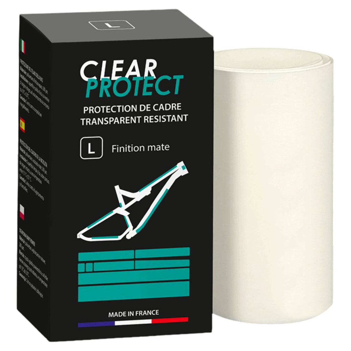Protection de cadre ClearProtect Pack Fastotape, Finition Mate, Protection L