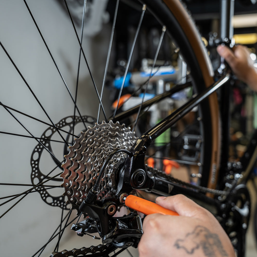 Transmission: Changement patte de dérailleur