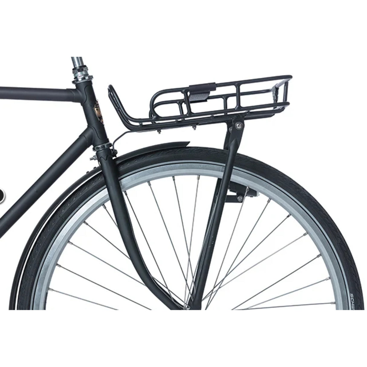 Porte-bagages BASIL PORTLAND FRONT CARRIER Noir Mat