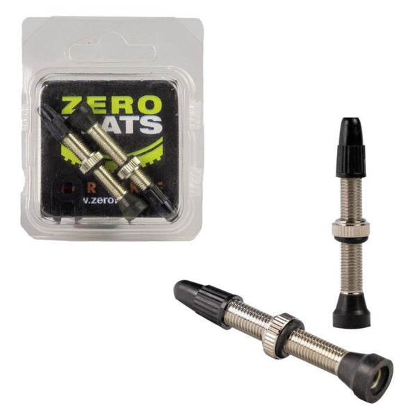 Kit de valves ZERO FLATS KIT 2 VALVES PRESTA 40MM Turquoise