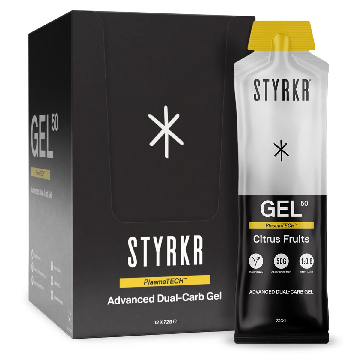 Gel énergétique Styrkr Gel50 Saveurs Agrumes 50G