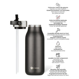 Bouteille isotherme 2.0 Les Artistes BlackPearl 1L