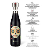 Bouteille isotherme Les Artistes Sugar Skull 500ml